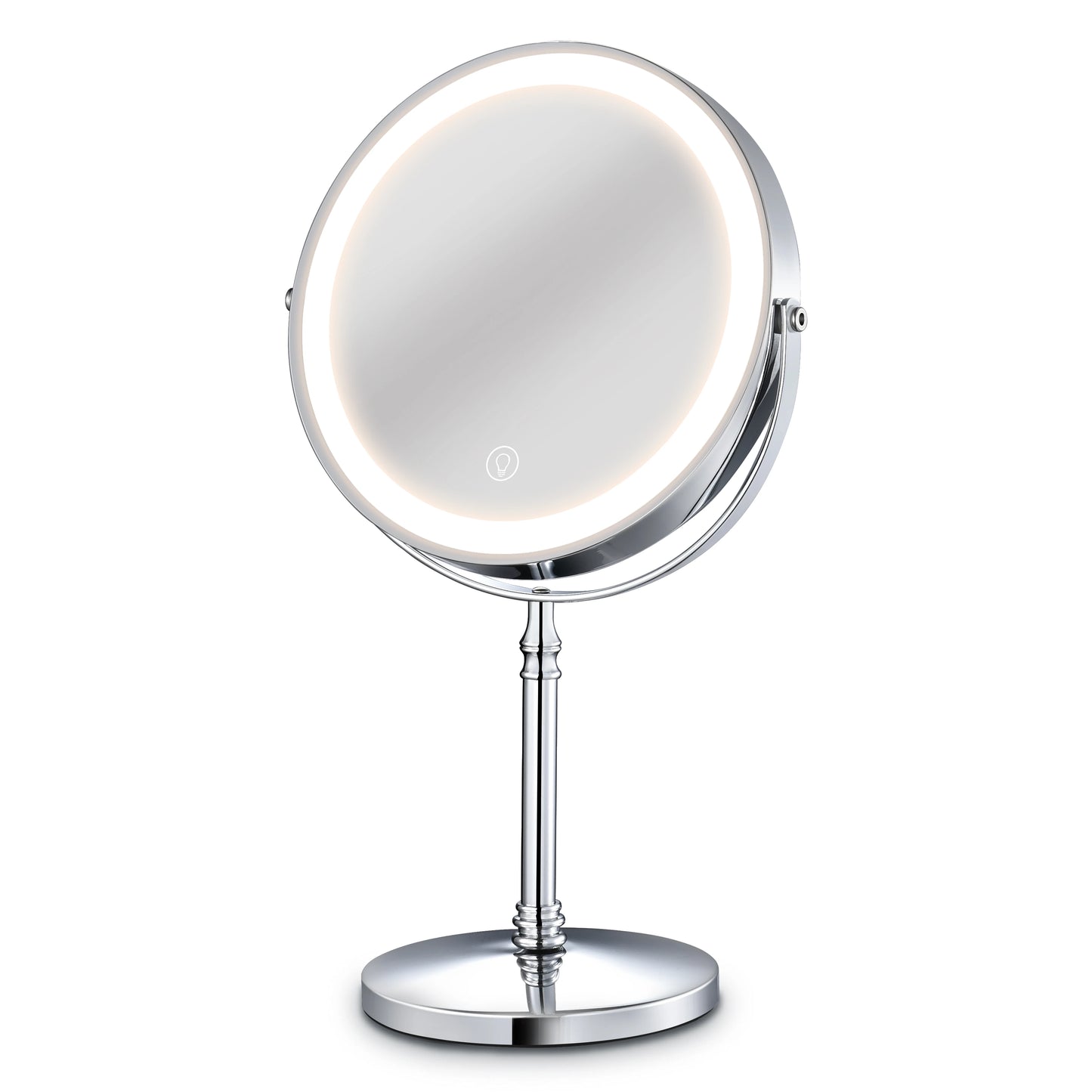 Miroir en cercle lumineux