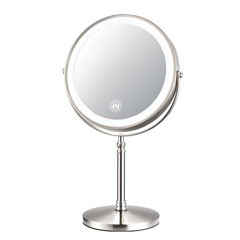 Miroir en cercle lumineux