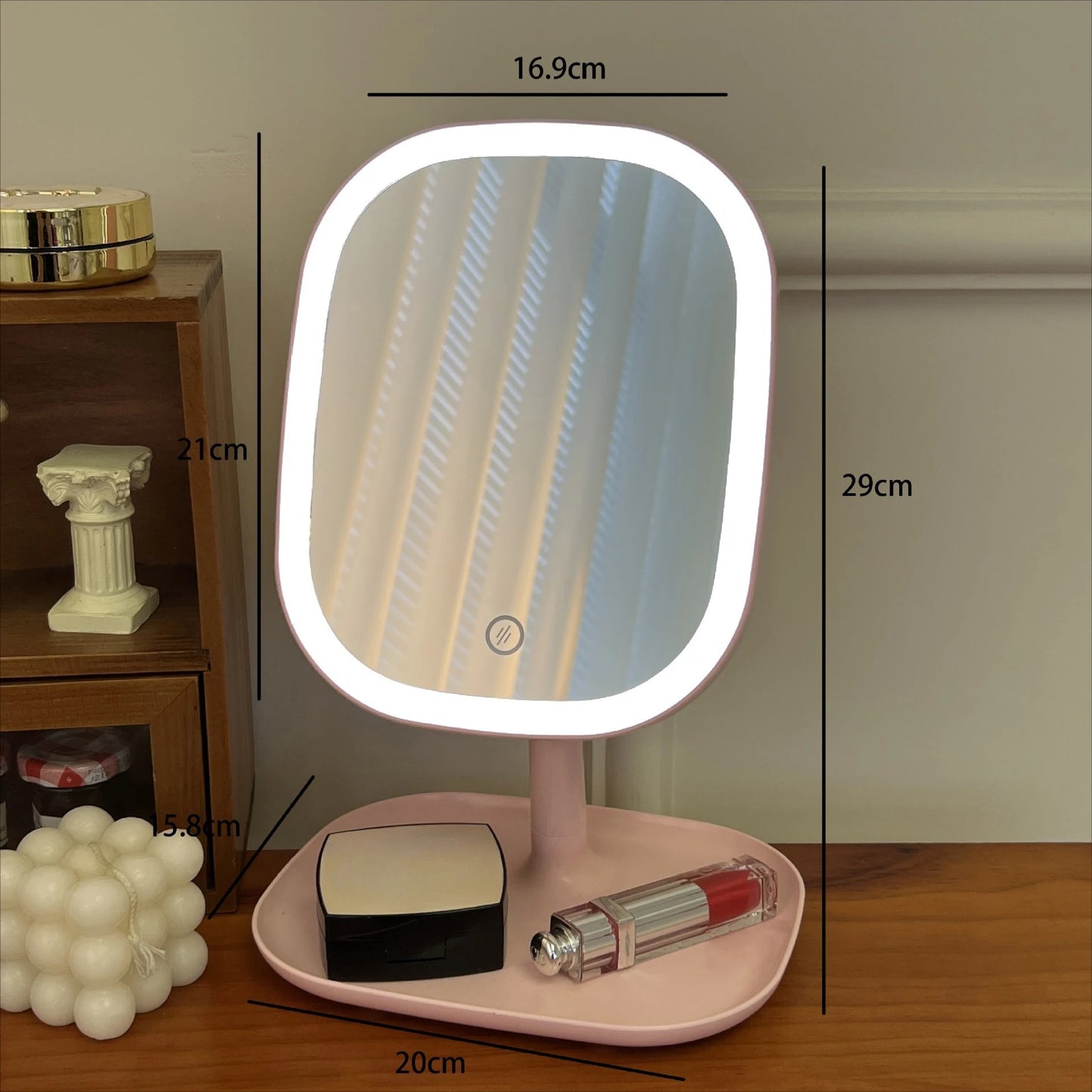 Miroir LED ajustable