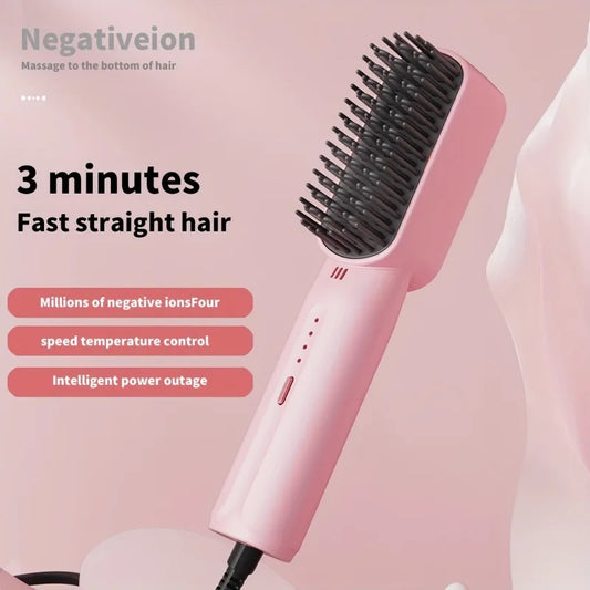 Brosse coiffante rose