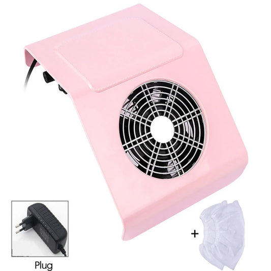 Aspirateur de poussière d’ongles rose